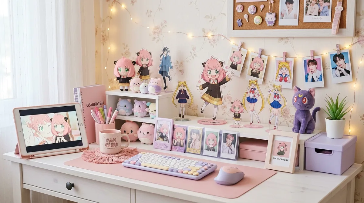推し活デスクの作り方|アクスタ・ぬいの飾り方とデスクレイアウト